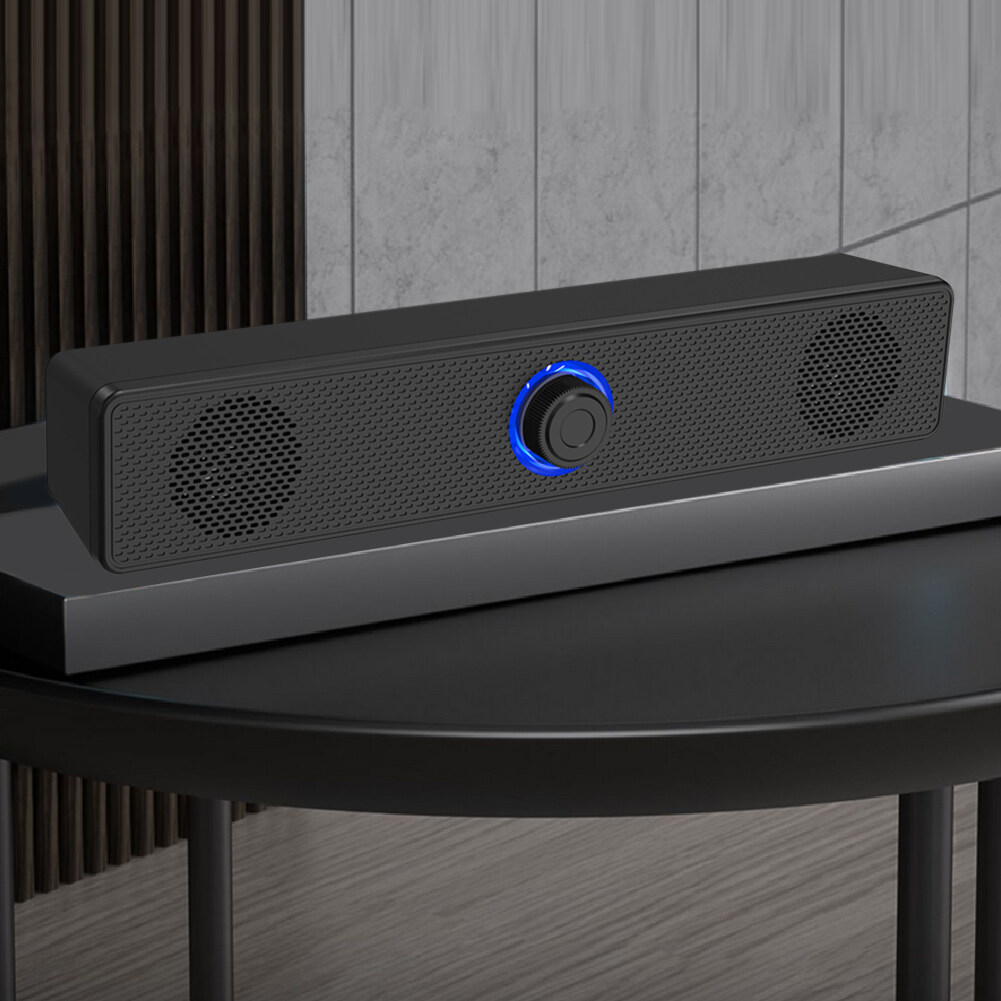 Portable Mini Bluetooth Speaker Bluetooth Stereo Speaker Wired Soundbar Home Theater Sound Surround Audio System for Laptop PC