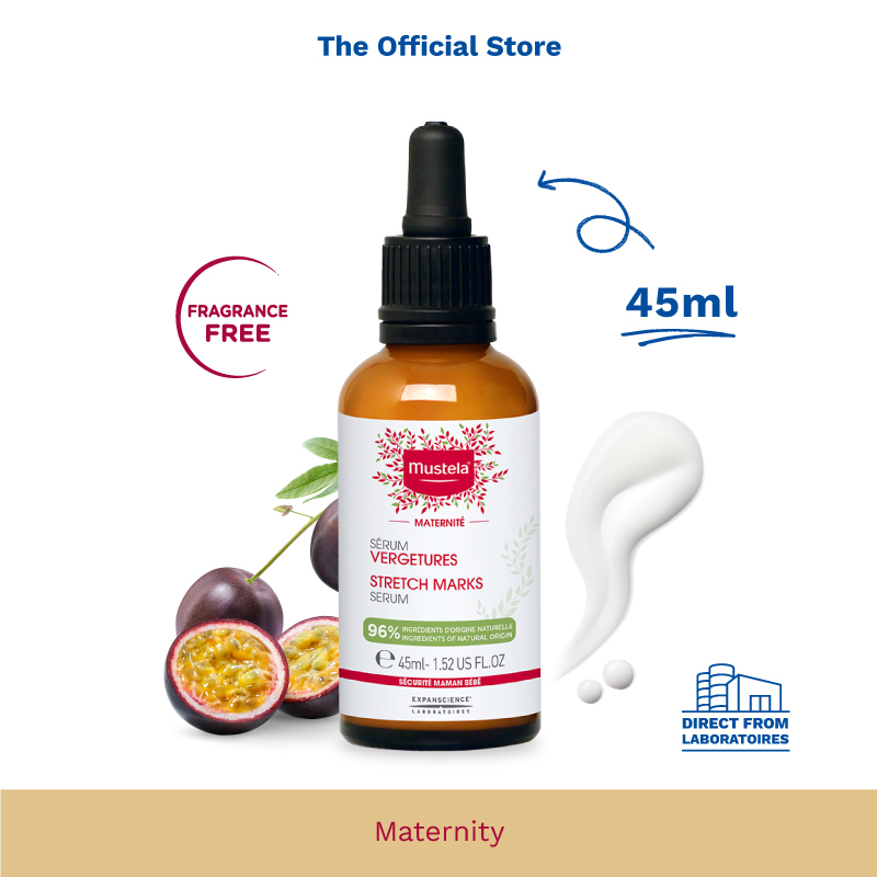Mustela Super Savers Maternite Stretch Marks Serum 45ml for Mums (Fragrance-Free)(exp 10/2023)